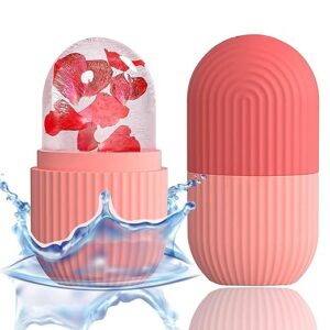 antil's face ice roller for men & women – reusable & unbreakable face massager for glowing skin, puffy eyes & relaxation – ice cube roller for skin care (multicolor)