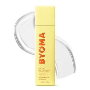 byoma creamy jelly cleanser hydrating facial cleanser