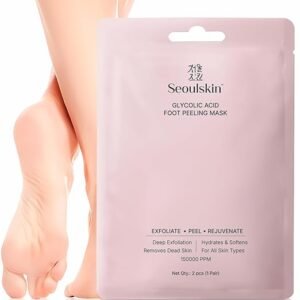 Home seoulskin glycolic acid foot peeling mask