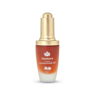 Home shankara ayurvedic kumkumadi oil (tailam) with saffron & red sandalwood | elixir for glowing skin with pure essential oils